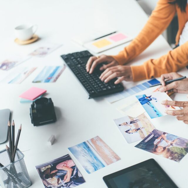 Understanding Wellness Marketing: Avoiding these 8 Common Mistakes for Success 2 a person's hands on a keyboard and a computer